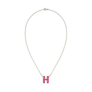 에르메스 팝아슈 펜던트 로즈 골드 하드웨어   로즈 익스트림 H147991FOS7