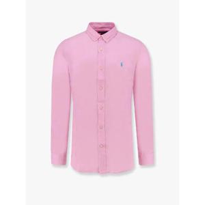 POLO RALPH LAUREN Linen shirt with logo embroidery 710968915