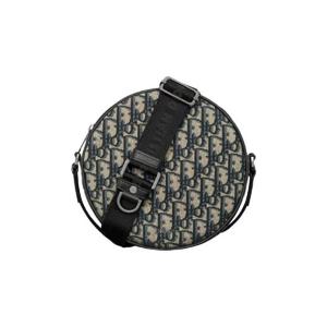 디올 요요 지퍼 메신저 백 디올 오블리크 자카드 그레인드 카프스킨 베이지 블랙 1ESPO349YKY-H27E