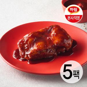 하림X동대문엽기떡볶이 소스 잘 먹은 닭다리살 오리지널 100g 5팩