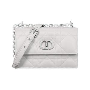 디올 미스 카로 미니 백 매크로까나쥬 램스킨 소프트 그레이 S5169PDAX-M19G