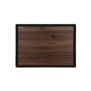 리빙메이트 우드 논슬립 테라 사각 쟁반 소