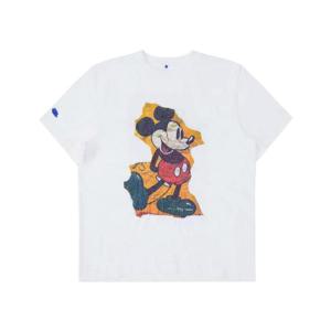 아더에러 x 디즈니 미키 마우스 티셔츠 02 오프 화이트 BND1SSTS0104OW
