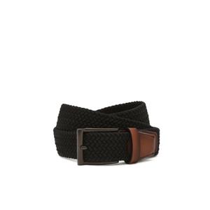 [닥스핸드백][선물포장+쇼핑백동봉] [DBBE5F030BK] 블랙 위빙 가죽 벨트