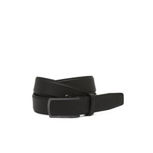 [닥스핸드백] 블랙 음각로고 소가죽 벨트 DBBE5F180BK