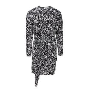 Isabel 마랑 에뚜왈 Dulce 플로럴 프린트 매듭 디테일 미니 드레스 RO0015FBA3J33E BKWH TP935964627