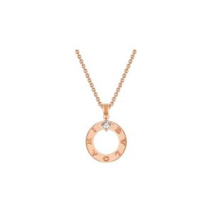 불가리 불가리 네클리스 로즈 골드 다이아몬드 361077