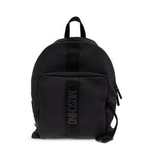 모스키노 로고 레터링 지퍼드 백팩 MD4608PP0NF21 00A TP945306458