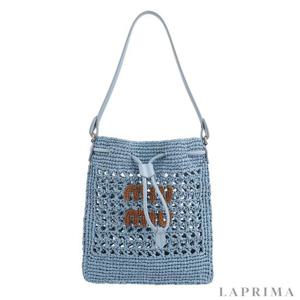 라프리마 미우미우 우븐 패브릭 미니백 5ND016-2DO1-F03RA