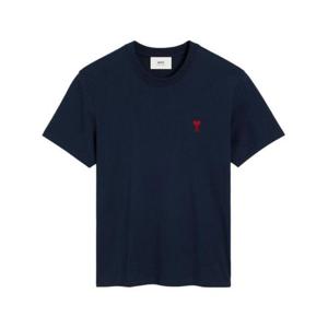 아미 반팔 티셔츠 BFUTS035724430 AZUL MARINO