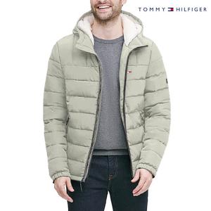 [타미힐피거] 패딩 셰르파 후드 점퍼 (KJO0620A-K)