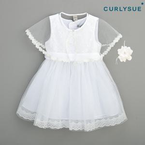 [컬리수]화이트블링 케이프원피스(머리핀세트) COM0GAOP01