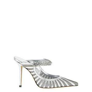 JIMMY CHOO Bing mules BING100GDJSILVER