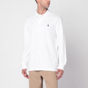 POLO RALPH LAUREN White cotton polo Custom Slim Fit 710680790001COXLPOLOR-WHT