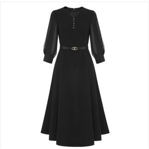 [미니멈]MZCGWO7980 소매쉬폰 원피스