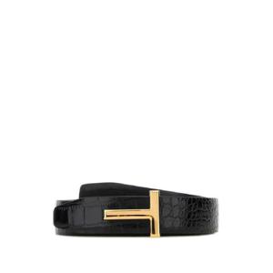 톰포드 크로커다일 엠보스드 레더 벨트 TB224LCL439G