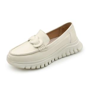 [금강제화(여성)]금강 랜드로바 여성 경량 매듭장식 캐주얼 로퍼 LANSLS5333WK9 화이트