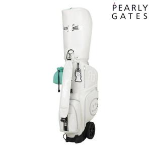 파리게이츠 (521E1CB002) 여성 스마일 타공 휠 캐디백 & 메쉬 파우치