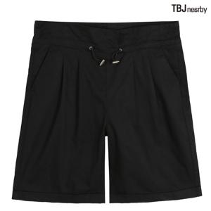 [TBJ]여성 5부 코튼 오비주름 밴딩 팬츠(T182PT700P)