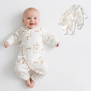 [조이멀티][조이멀티] 스케치패턴 배냇 긴팔 우주복 205975