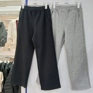 [에꼴리에][모다부평]벨로아 본딩 스트레이트 바지/25D0201/BK,G