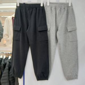 [에꼴리에][모다부평]벨로아 본딩 카고 조거 바지/25D0202/BK,GY