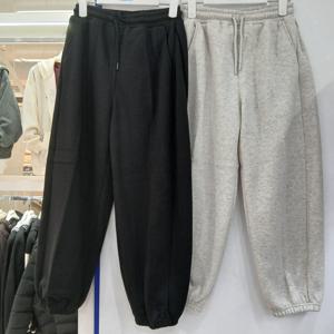 [에꼴리에][모다부평]사이드 폴딩 와이드 조거 바지/25D5251/BK,