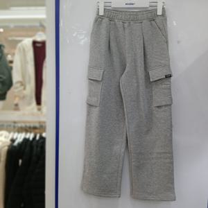 [에꼴리에][모다부평]원턱 카고 기모 바지/25D0702GY_BP