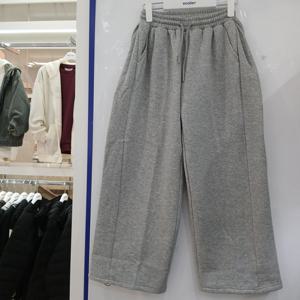 [에꼴리에][모다부평]사이드 폴딩 빅와이드 바지/25D0291GY_BP