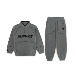 MLB키즈 아웃도어 폴라플리스 맨투맨세트 (7AS2B035650MGD)
