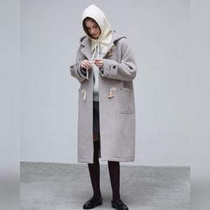 플라스틱아일랜드  후드 더플 코트 (PR4TC083)