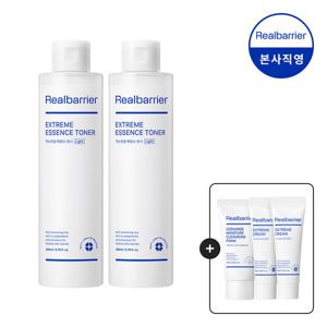 [리얼베리어] 익스트림 에센스 토너 라이트 200mlX2 [증정]크림10ml*2+클렌징폼15ml 11/9~16