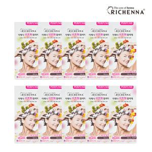 리체나 샴푸형 퍼퓸 염색제 10박스