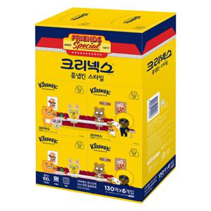 [크리넥스]카카오홈냅킨 130매 x 6개입