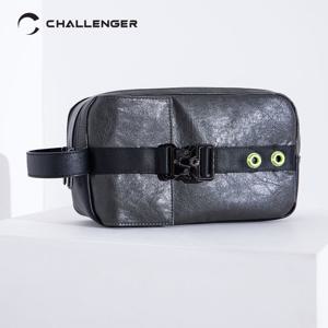 [챌린저] 2지퍼 크랙 텍스처 골프 파우치백