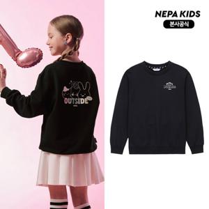 [네파키즈/택가59,000] KKC5308 버터 콜라보 피크닉 맨투맨 본사직영