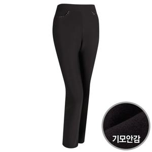 여성 국산 베이직 방한기모 스판 밴딩슬랙스 ACE-WPT-1092-블랙