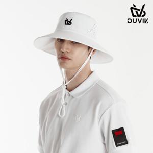 듀빅 남성 와이드 펀칭 버킷햇 벙거지모자 DE1MAP803WH