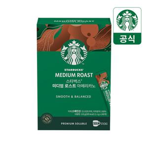 스타벅스 미디엄로스트 아메리카노 100입