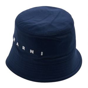 [마르니] 공용 로고 자수 개버딘 버킷햇 CLZC0110S0 UTC311 00B8