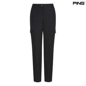 [핑골프](양말증정2개) 여성 절개 카고 조거 팬츠 (121D3PT161_BK)