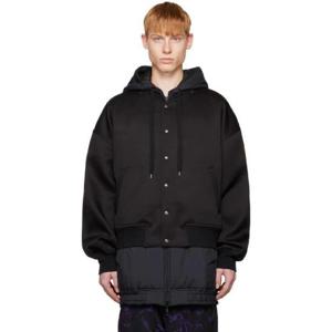 25 FW 요지야마모토 남성 블랙 백 포켓 코트 222731M178000