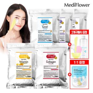 [메디플라워]모델링 마스크팩 1kg (1000ml) 9종 중 택1+일회용 랜덤1개 증정 / 2개당 부스터+팩도구4종 증정