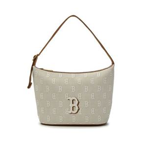 MLB  (3ABQM015N-43BGL) 클래식 모노그램 자카드 호보백