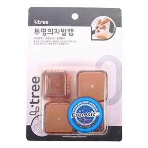 항아리 투명의자발캡 4P(30MM)