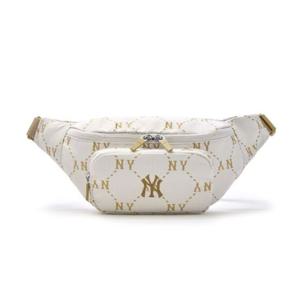 [MLB] (3AHSM035N-50IVS) 다이아 모노그램 스포티브 힙색