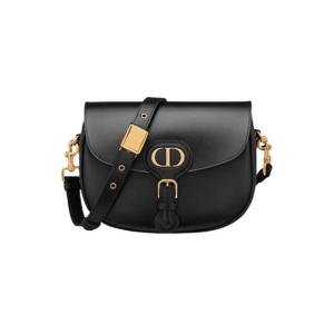 디올 미디움 바비백 박스 카프스킨 블랙 골드 M9319UMOL-M900