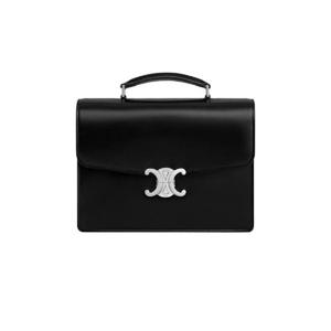 셀린느 스몰 카르타블 트리옹프 샤이니 카프스킨 블랙 120883BF4-38SI