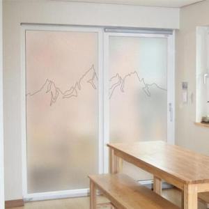 아트박스/꾸밈 bc766-마운틴라인_유리문시트지