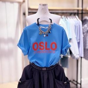 [시에로]DBSL8TSF722_OSLO 후로피 포인트  반팔 티셔츠